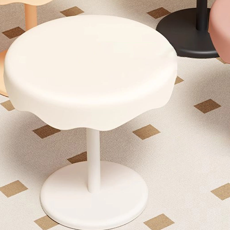 PolarNest Runder Beistelltisch | Eiscreme-Design | PP-Kunststoff & Stahl | Kreativ & Modern für Wohnzimmer