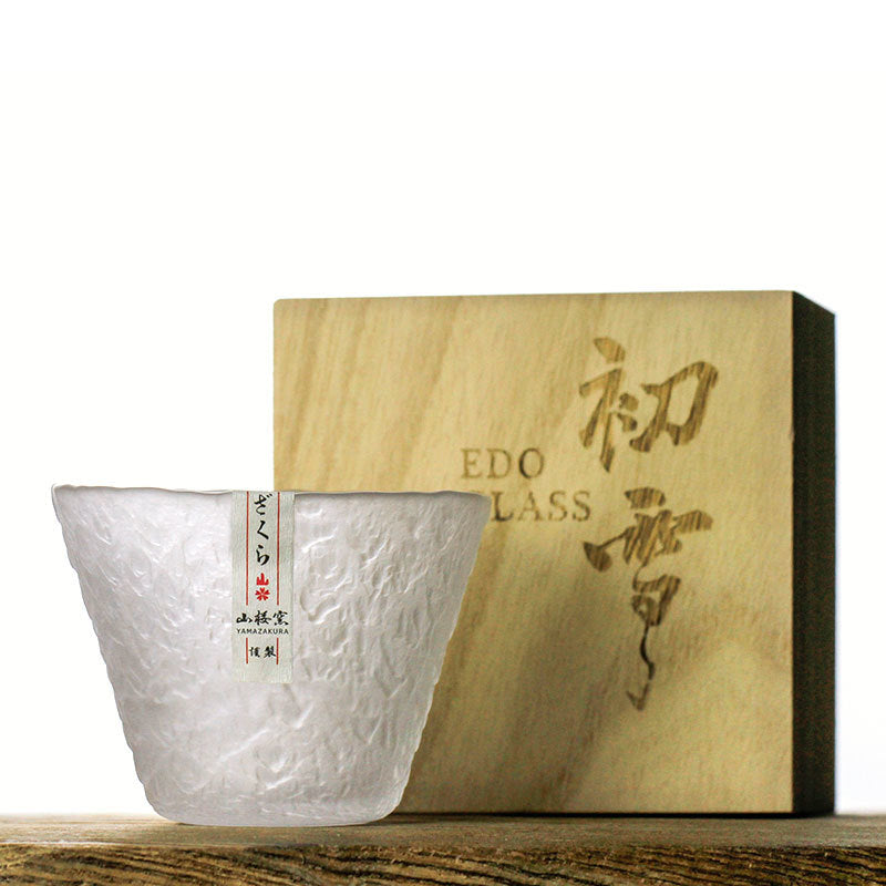 EdoGlass Japanisches Whiskeyglas | Traditionelles Edo-Design | Handgefertigt | Eleganz für Ihre Bar