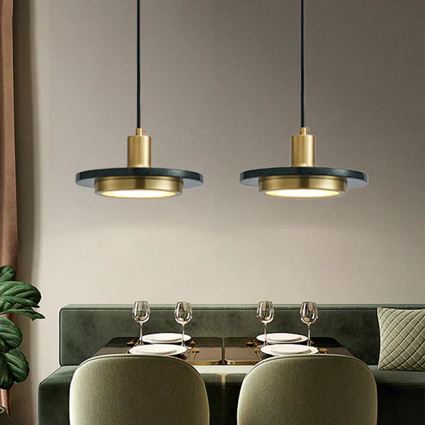 LustraMarmo Moderne Marmor Pendelleuchte | Zeitloses Design | Elegante Beleuchtung für Zuhause