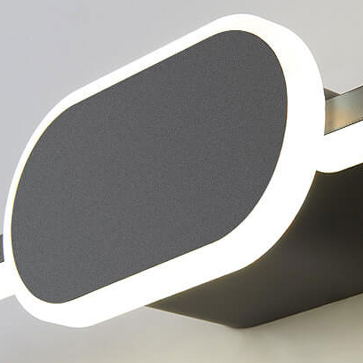 NovaBeam LED Wandleuchte | Minimalistisches Design | Ovaler Sockel | Dimmbar | Badezimmer- & Wohnbeleuchtung