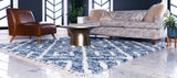 DiamondLuxe Shag - Teppich mit Diamantmuster | Shaggy Hochflorteppich | Weich & Modern | Perfekt für Wohnzimmer