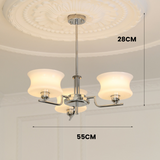 GloriaLum Kronleuchter für Esszimmer | Dimmbares LED-Licht | Luxuriöses Design | Modern & Elegant