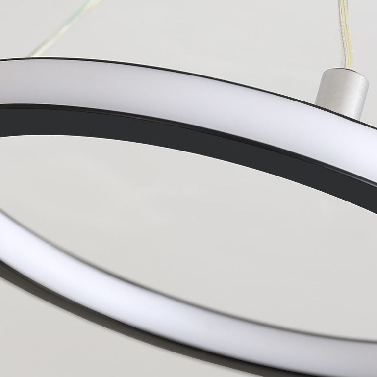 LumaRing Deckenleuchte im modernen Stil | Aluminium-Kreis-Design | LED Halbeinbau | Perfekt für Flur & Wohnzimmer