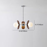 LumiOrion Acryl-Kronleuchter | 3/5/6/8 Lichter | Mid-Century Design für Wohnzimmer & Essbereich