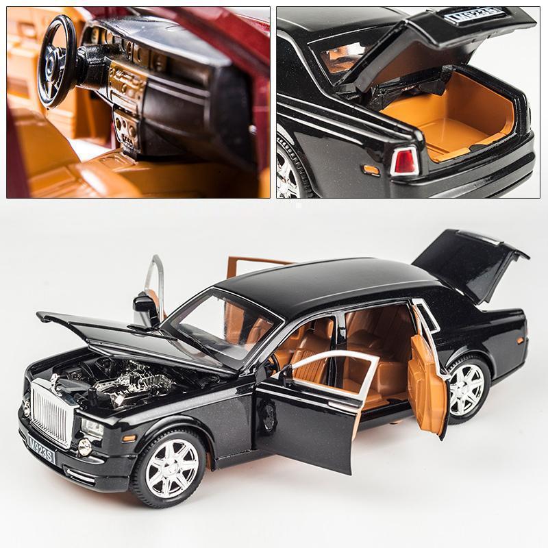 PhantomDrive Luxus-Automodell | Rolls-Royce Phantom Replik aus Legierung | Sammlerstück in Schwarz oder Rot