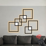GlowForma Minimalistische LED Wandleuchte | Quadratisches Design aus Eisen | Modern & Energiesparend | Perfekt für Wohnzimmer & Schlafzimmer