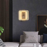 LumiChron Wandleuchte | Minimalistisches Uhr-Design | 1-Licht LED Wandlampe | Moderne Beleuchtung für Wohnräume