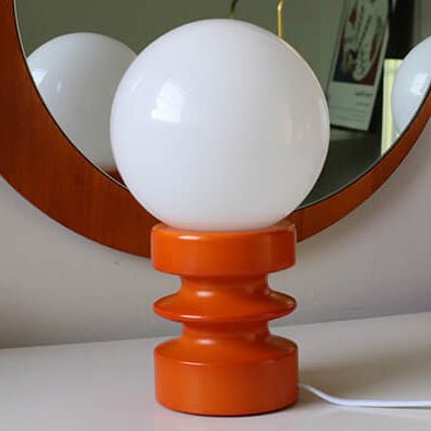 Glazaire Vintage Glas Tischlampe | Massives Design | Stimmungsvolle Beleuchtung | Deko für Zuhause
