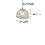 CloudNova Glas Pendelleuchte | Modernes Design | Einzigartiger Wolken-Look | Stimmungsvolle Beleuchtung