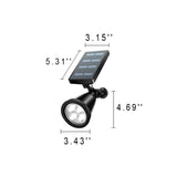 Solivora Solar LED Gartenstrahler | Wasserdicht | Solarbetrieben | Warm- & Kaltweißlicht