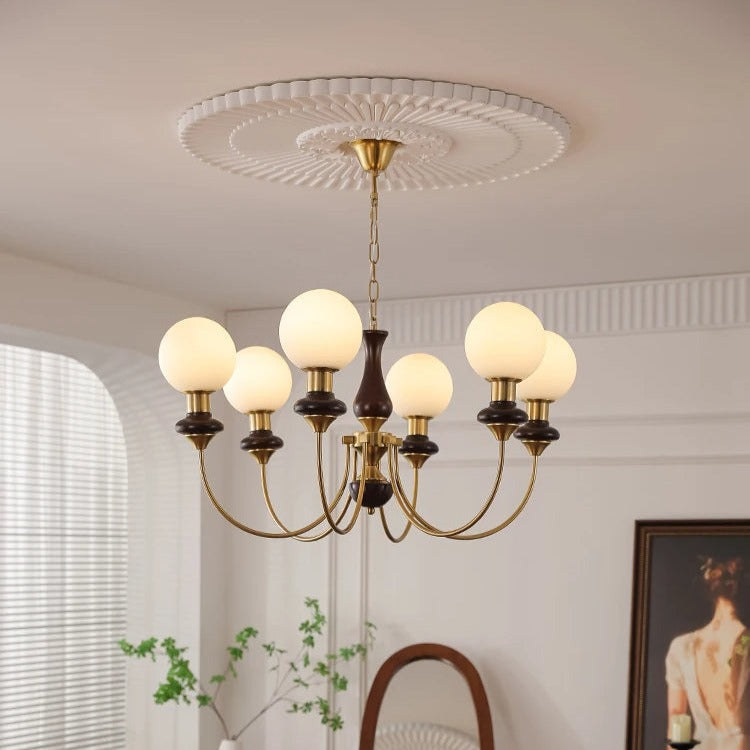 LumiCrown Vintage Kronleuchter | Klassisches Design | Kristallbeleuchtung | Stilvolle Innenbeleuchtung