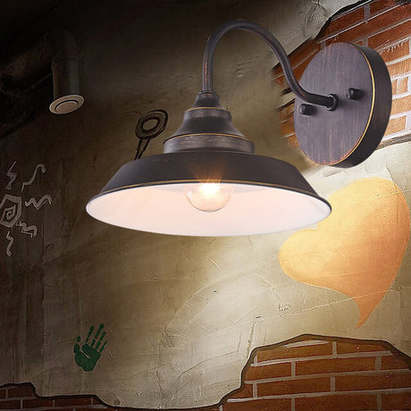 RusticaLuxe Industrielle Vintage Wandleuchte | Eisen-Design | 1/2-flammig | Rustikales Ambiente