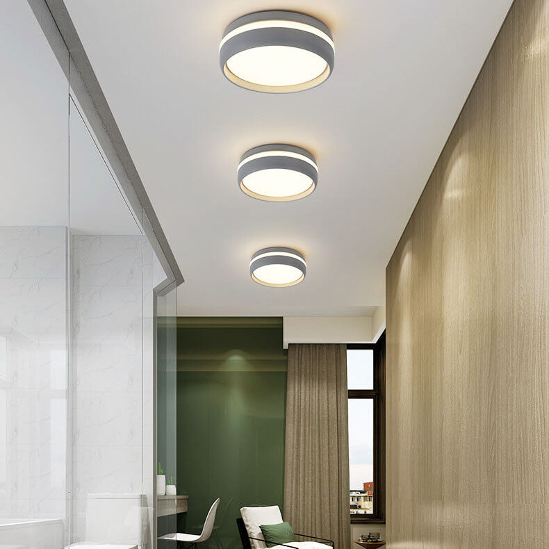 ColoroMac LED Deckenleuchte | Kreatives Runddesign | Macaron-Farben | Energiesparend & Stilvoll