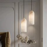LustreStone Marmor-Pendelleuchte | Minimalistisches Design | Luxuriöse Hängelampe | Elegante Beleuchtung