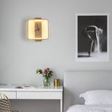 LumiChron Wandleuchte | Minimalistisches Uhr-Design | 1-Licht LED Wandlampe | Moderne Beleuchtung für Wohnräume