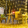 SolarNet Glow Outdoor LED Lichterkette | Fischnetz Design | Solarbetrieben | Stimmungsvolles Licht für Garten und Balkon