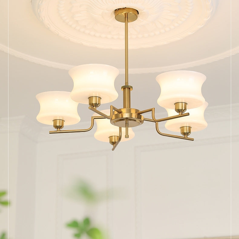 GloriaLum Kronleuchter für Esszimmer | Dimmbares LED-Licht | Luxuriöses Design | Modern & Elegant
