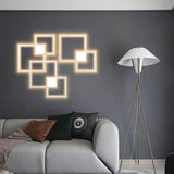 GlowForma Minimalistische LED Wandleuchte | Quadratisches Design aus Eisen | Modern & Energiesparend | Perfekt für Wohnzimmer & Schlafzimmer