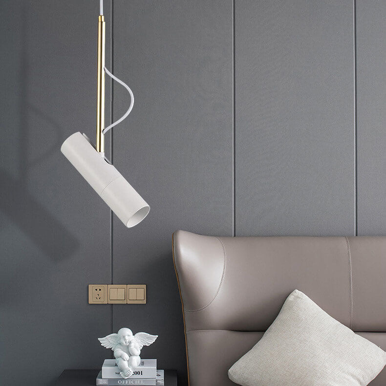 GlintBeam LED Spotlight Hängeleuchte | Minimalistisches Design | Gold | Modern & Funktional | Warmes Licht