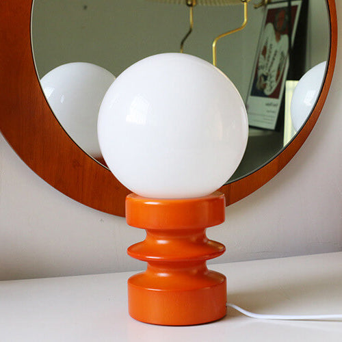 Glazaire Vintage Glas Tischlampe | Massives Design | Stimmungsvolle Beleuchtung | Deko für Zuhause