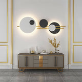 NovaGlide LED Wandlampe | Modernes Runddesign | Minimalistisch & Dekorativ | Metall Wandbeleuchtung