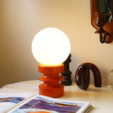 Glazaire Vintage Glas Tischlampe | Massives Design | Stimmungsvolle Beleuchtung | Deko für Zuhause