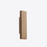 LumoLog Japanischer Minimalistischer Rotierender LED Wandstrahler | Holzoptik | Dimmbar | Modernes Design für Zuhause