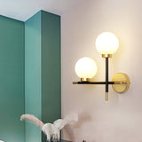 GlowVine Wandlampe im nordischen Design | Minimalistisches Glas-Design | 1 oder 2 Lichter | Elegante Wandleuchte