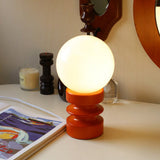 Glazaire Vintage Glas Tischlampe | Massives Design | Stimmungsvolle Beleuchtung | Deko für Zuhause