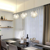 IceLume Nordic Pendelleuchte | Kreatives Eiswürfel-Glasdesign | 1-flammige Hängeleuchte | Moderne Eleganz