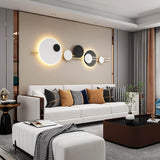 NovaGlide LED Wandlampe | Modernes Runddesign | Minimalistisch & Dekorativ | Metall Wandbeleuchtung