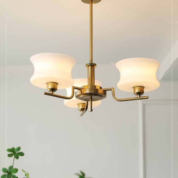 GloriaLum Kronleuchter für Esszimmer | Dimmbares LED-Licht | Luxuriöses Design | Modern & Elegant