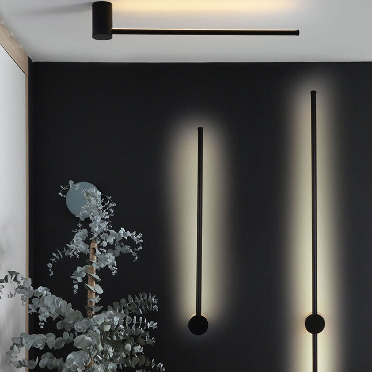 LumiAura LED Wandleuchte | Minimalistisches Design | Dimmbare Aluminium Wandlampe | Modernes Ambiente für Ihr Zuhause