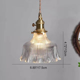 OrnaLite Nordic Pendelleuchte | Kupfer & Walnussholz | Blütendesign | Minimalistischer Stil