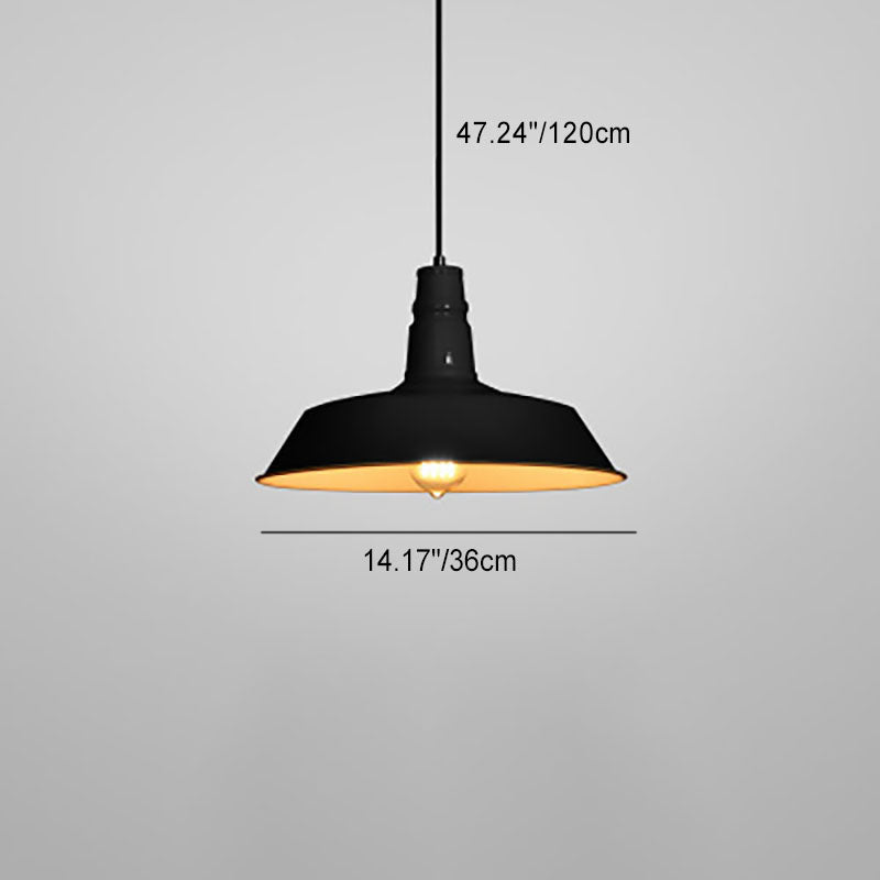IronSphere Industrielle Runde Pendelleuchte | Moderne Beleuchtung | Vielseitiges Design für Wohnzimmer