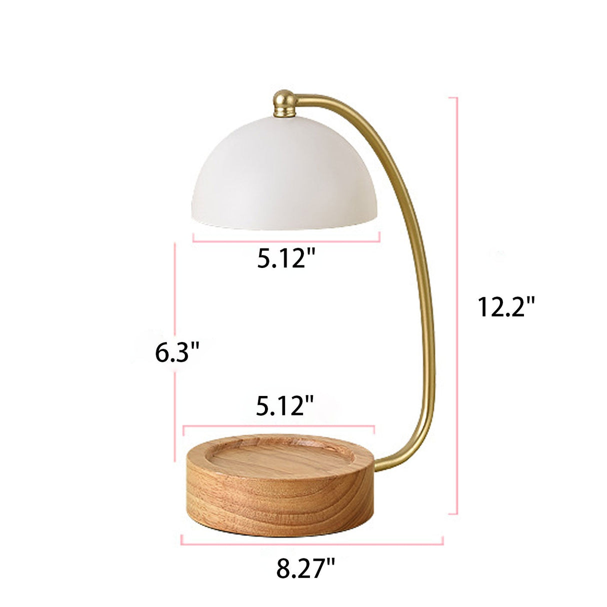 Lumivine Arto LED Tischlampe | Japanisches Design | Dimmbare Wachsoptik | Kreative Beleuchtung