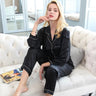 DreamSatin Premium Satin-Pyjama-Set | Luxuriös | Hautfreundlich | Atmungsaktiv | Für entspannte Nächte