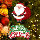 FestiveCharm Weihnachtsbanner | Türhängend | Weihnachtsmann & Schneemann | Weihnachtsdeko 2024