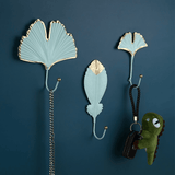 LeafLuxe Metall Wandhaken im Blätterdesign | Elegantes & Funktionales Dekor | In Gold & Blau erhältlich