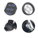 Solivora Solar LED Gartenstrahler | Wasserdicht | Solarbetrieben | Warm- & Kaltweißlicht