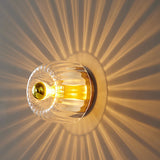 Solara Luxury Glas-Design Deckenleuchte | Kupfer-Sonnengestaltung | Wand- & Deckenmontage | Premium Wohnambiente
