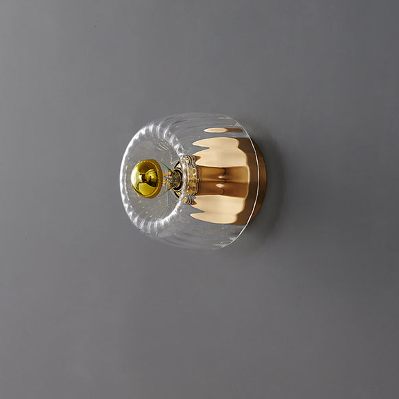 Solara Luxury Glas-Design Deckenleuchte | Kupfer-Sonnengestaltung | Wand- & Deckenmontage | Premium Wohnambiente