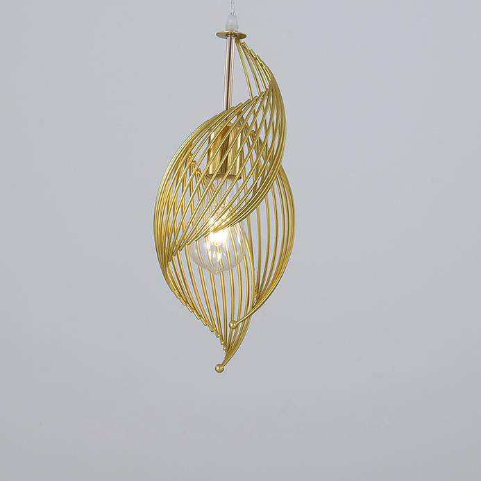 NautiloLux LED Pendelleuchte | Nordic Design | 1-Licht-Hängelampe im Schneckendesign | Eleganz für Wohn- & Essbereich