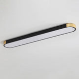 LumiForm Minimalistische LED Deckenleuchte | Rechteckige Ringform | Dimmbar & Modernes Design