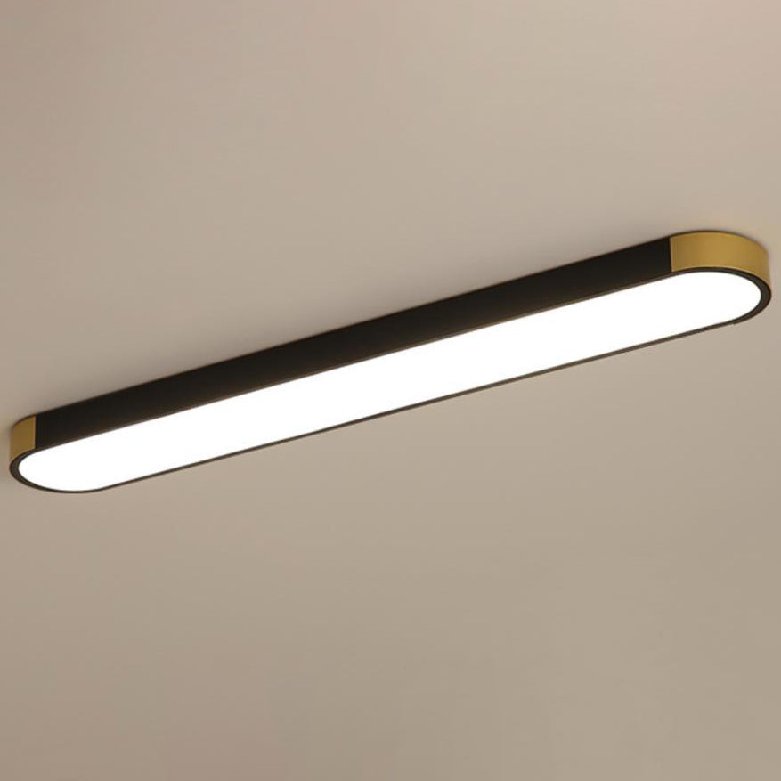 LumiForm Minimalistische LED Deckenleuchte | Rechteckige Ringform | Dimmbar & Modernes Design