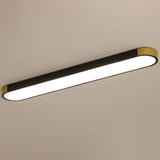 LumiForm Minimalistische LED Deckenleuchte | Rechteckige Ringform | Dimmbar & Modernes Design