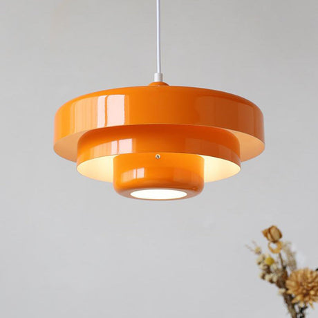 LayerLight Vintage Nordic Pendelleuchte | Mehrschichtiges Metall-Design | 1-flammige Hängelampe für Esszimmer & Küche