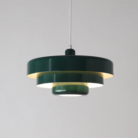 LayerLight Vintage Nordic Pendelleuchte | Mehrschichtiges Metall-Design | 1-flammige Hängelampe für Esszimmer & Küche