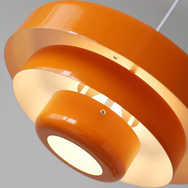 LayerLight Vintage Nordic Pendelleuchte | Mehrschichtiges Metall-Design | 1-flammige Hängelampe für Esszimmer & Küche