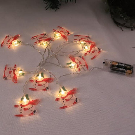 HoliGlow LED Lichterkette | Weihnachtsdeko | Batteriebetrieben | Warmes Licht & Festliche Designs